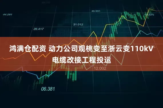鸿满仓配资 动力公司观桃变至浙云变110kV电缆改接工程投运